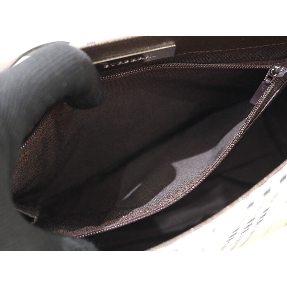 BURBERRY Nova Check Shoulder Bag Brown Beige Tan Classic - Picture 7 of 7